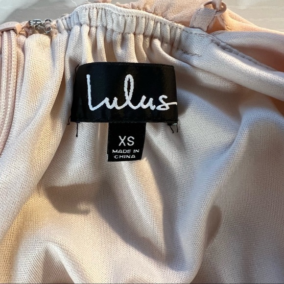 Lulu’s Light Pink Backless Halter Top Dress in Size XS - Picture 7 of 8